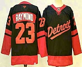 Men's Detroit Red Wings #23 Lucas Raymond Black 2025 Stadium Series Stitched Jersey,baseball caps,new era cap wholesale,wholesale hats